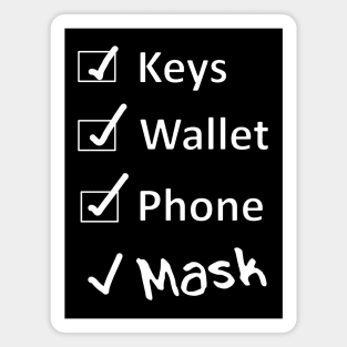 Keys Wallet Phone Mask Magnet